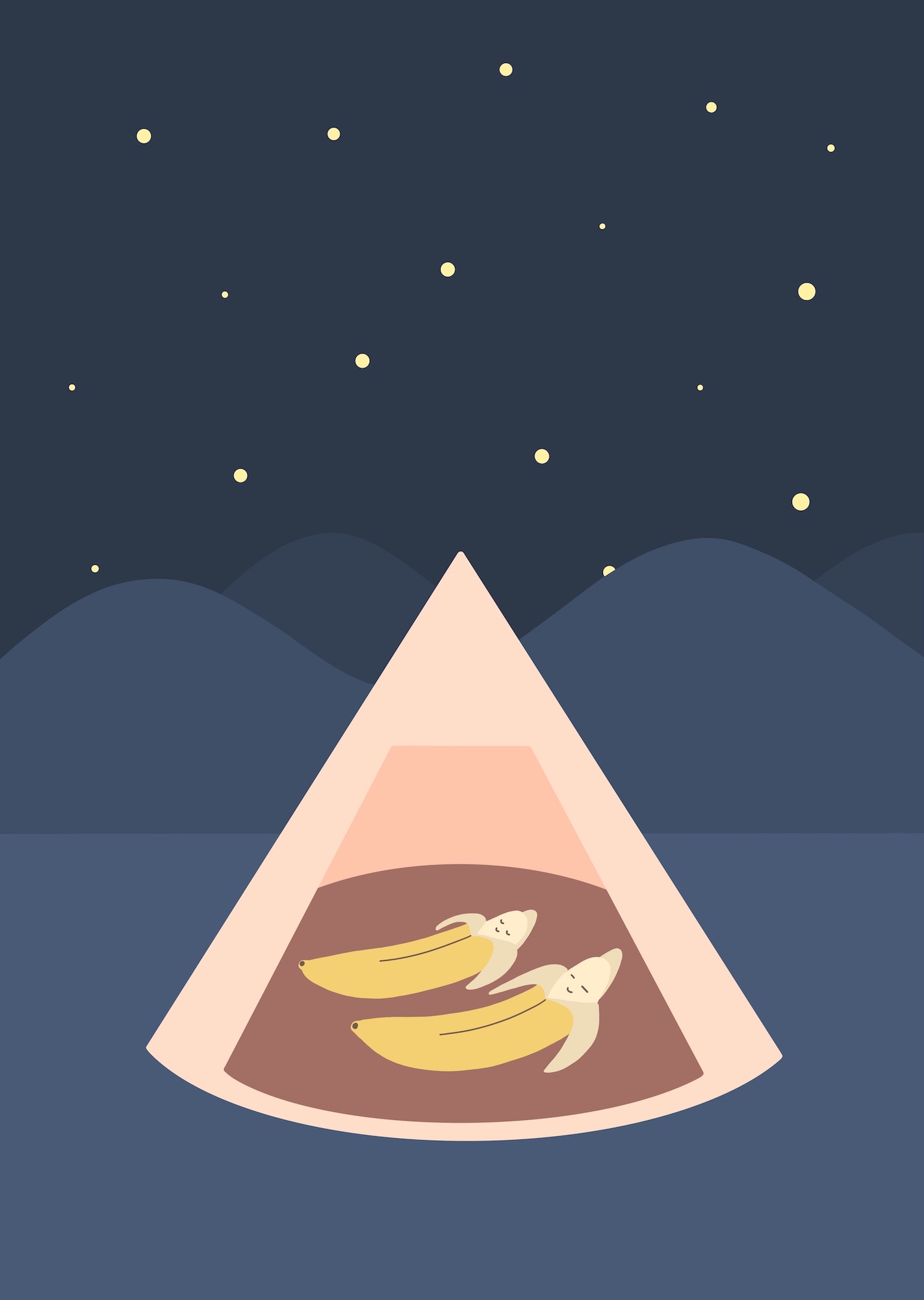 Campimg Bananas by Haruno Ito